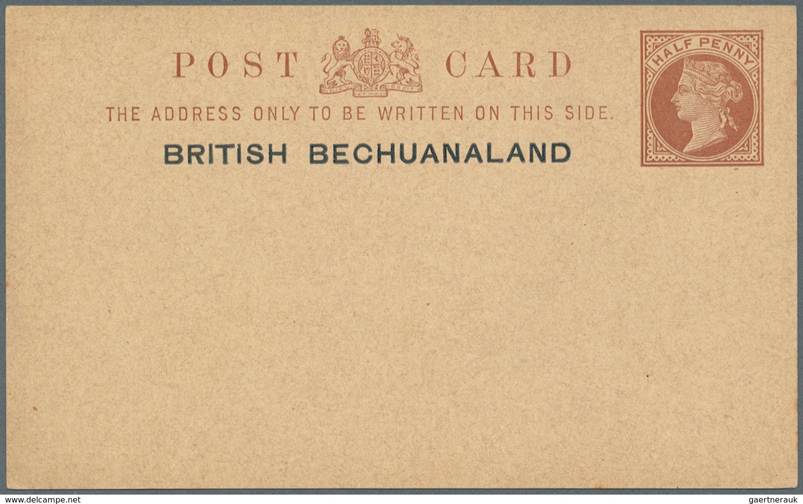 Betschuanaland: 1886/90, 17 Unused Postal Stationery Cards, Different Types In Good To Very Good Con - 1885-1964 Herrschaft Von Bechuanaland