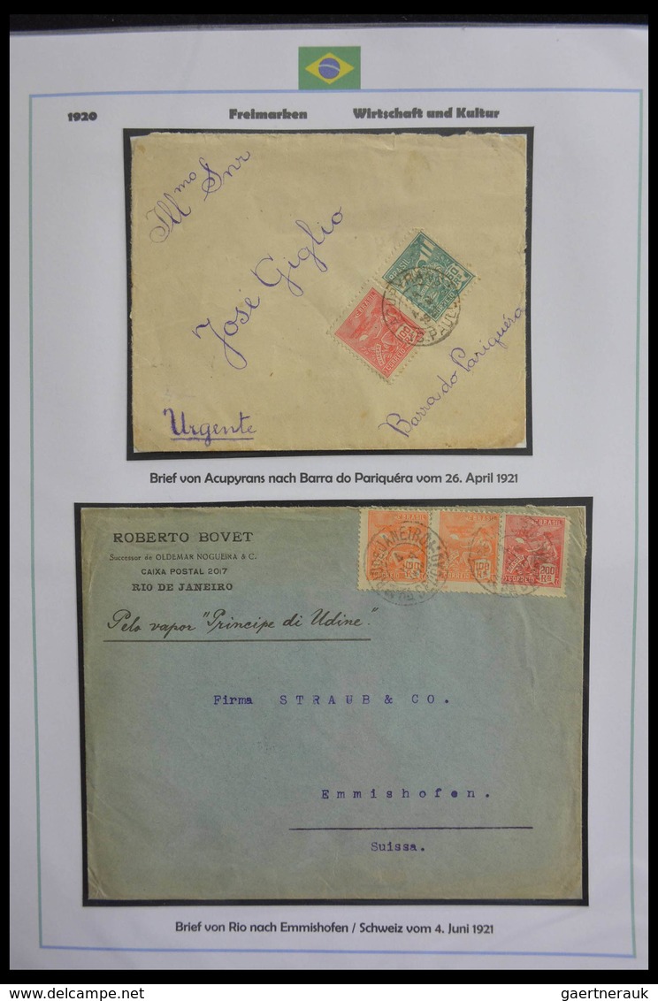 Brasilien: 1894-1964: Stunning And Mouthwatering Collection Of Mainly Airmail Covers, Wonderful Fres - Used Stamps