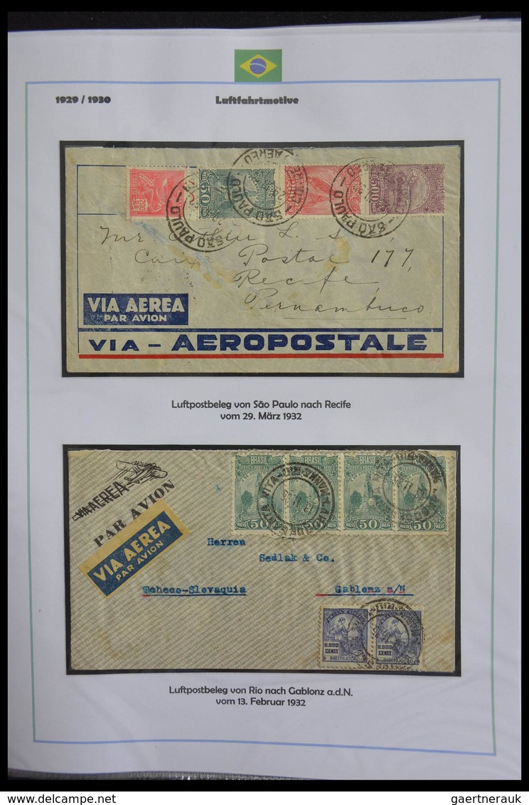 Brasilien: 1894-1964: Stunning and mouthwatering collection of mainly airmail covers, wonderful fres