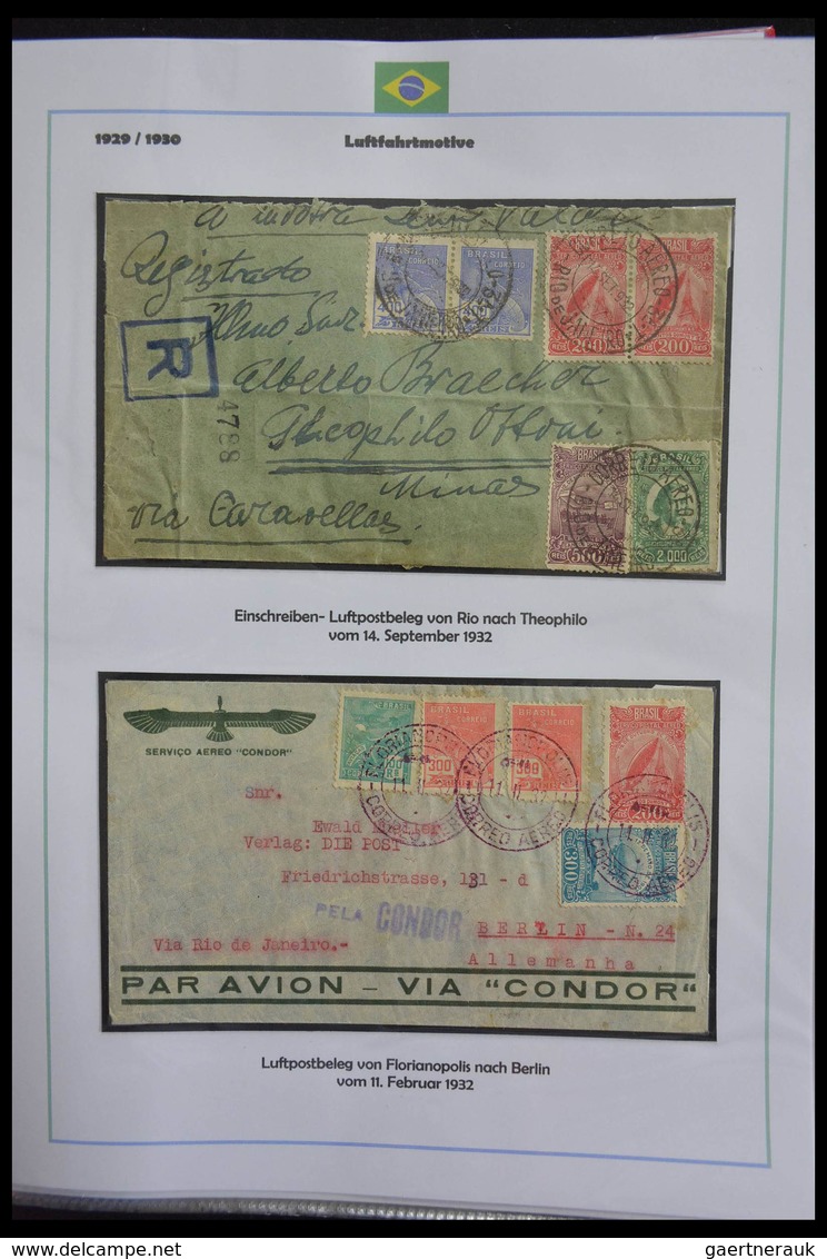 Brasilien: 1894-1964: Stunning and mouthwatering collection of mainly airmail covers, wonderful fres