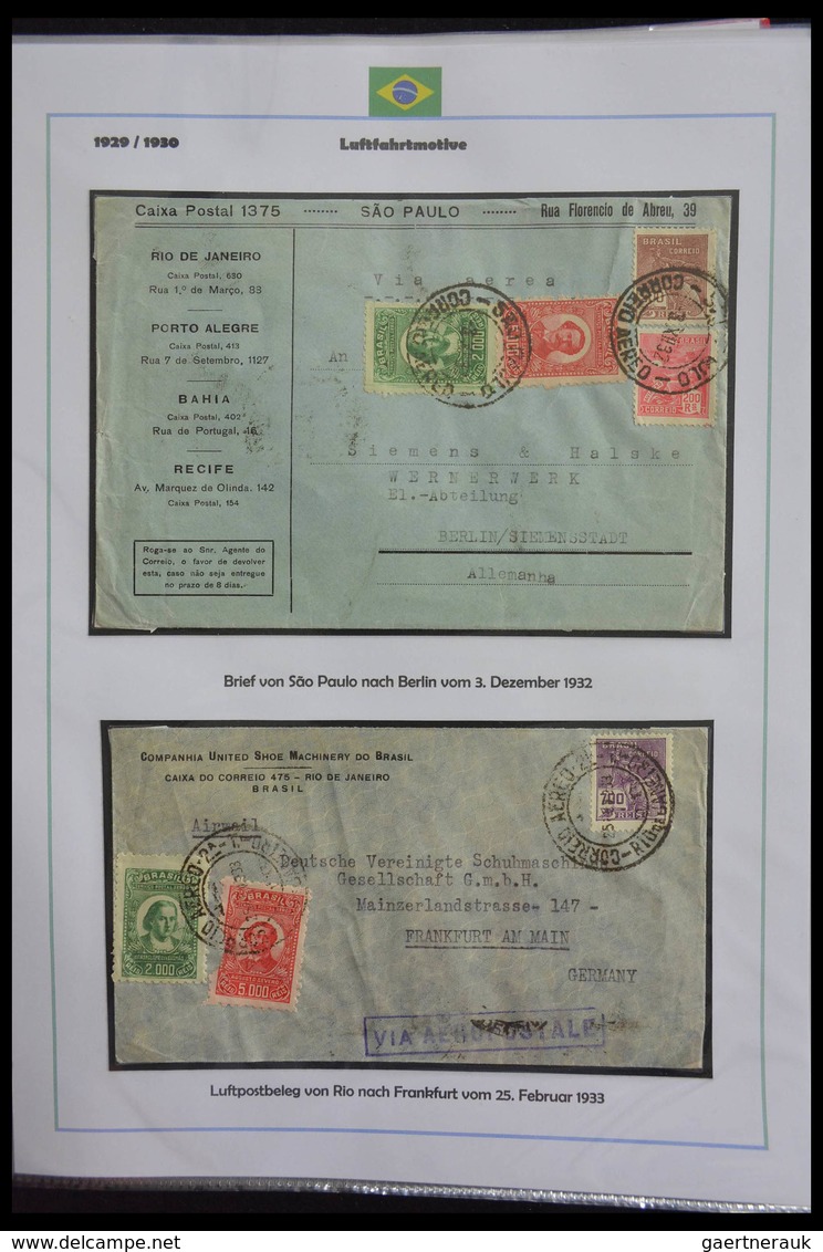 Brasilien: 1894-1964: Stunning and mouthwatering collection of mainly airmail covers, wonderful fres