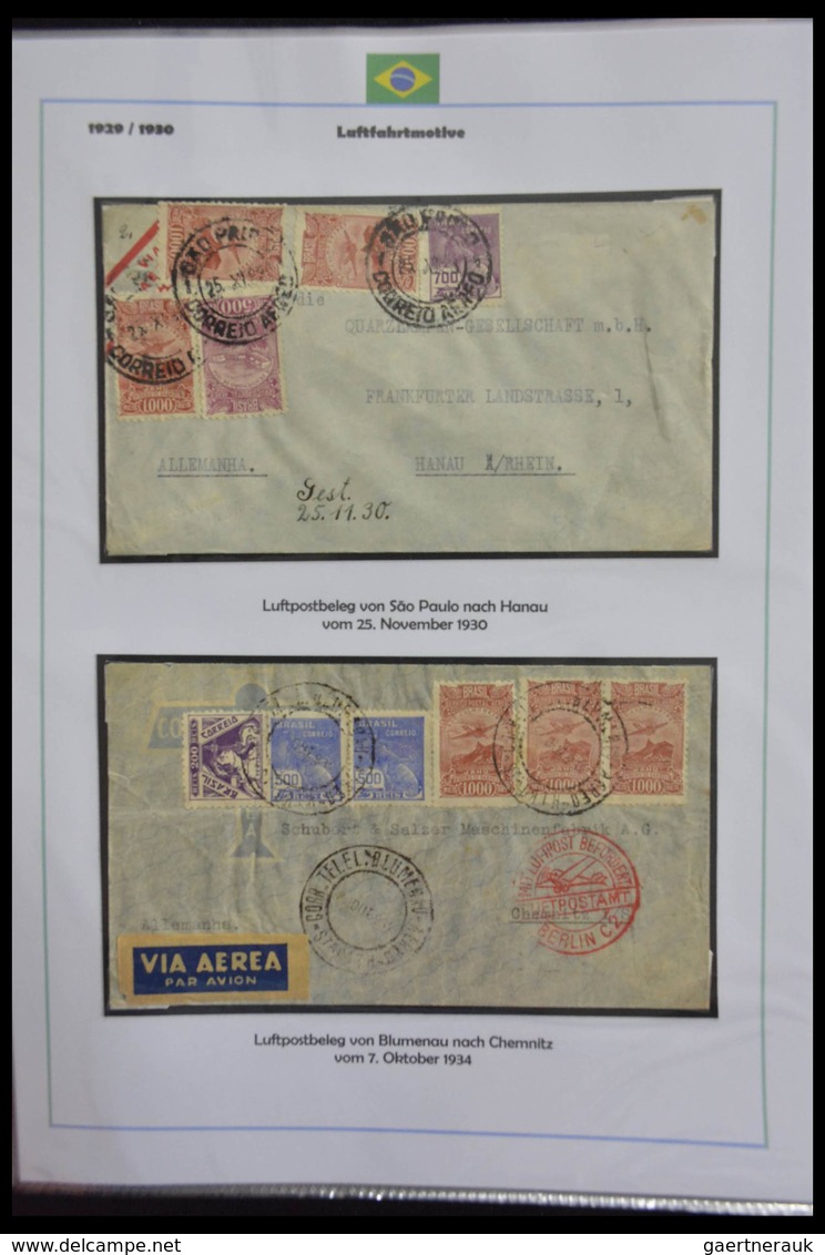 Brasilien: 1894-1964: Stunning and mouthwatering collection of mainly airmail covers, wonderful fres