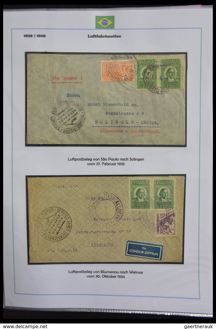 Brasilien: 1894-1964: Stunning and mouthwatering collection of mainly airmail covers, wonderful fres