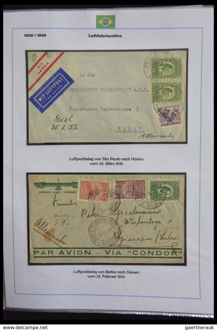 Brasilien: 1894-1964: Stunning and mouthwatering collection of mainly airmail covers, wonderful fres