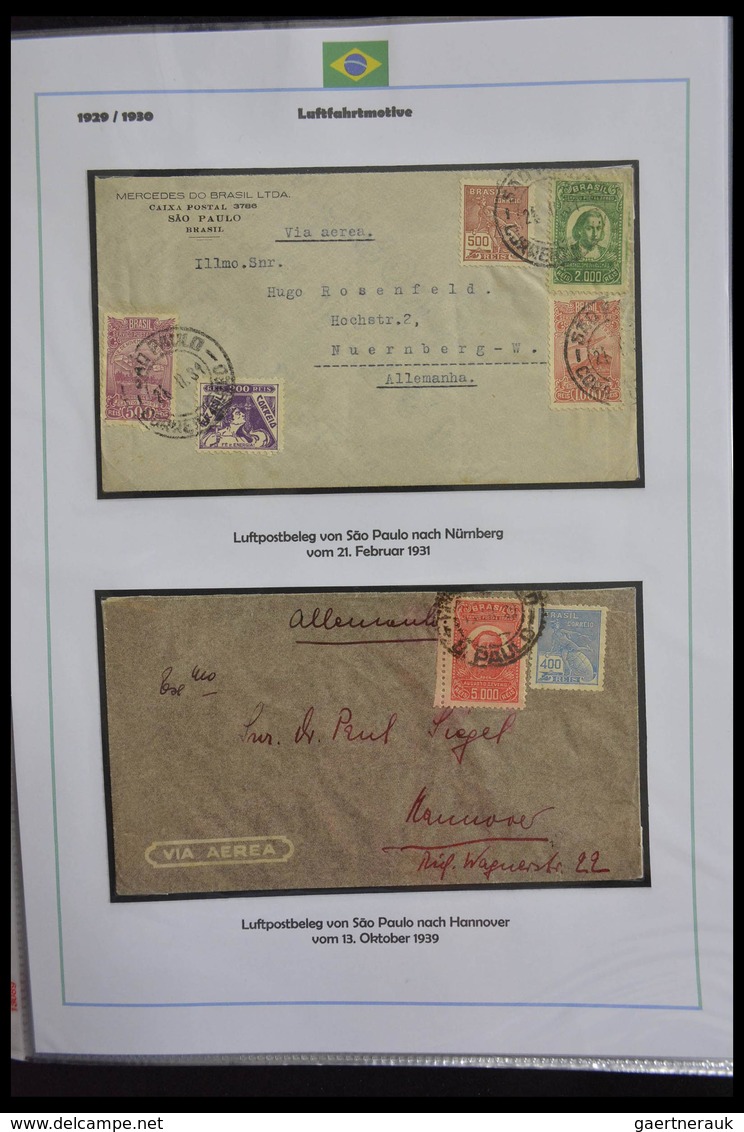 Brasilien: 1894-1964: Stunning and mouthwatering collection of mainly airmail covers, wonderful fres