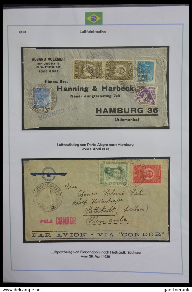 Brasilien: 1894-1964: Stunning and mouthwatering collection of mainly airmail covers, wonderful fres