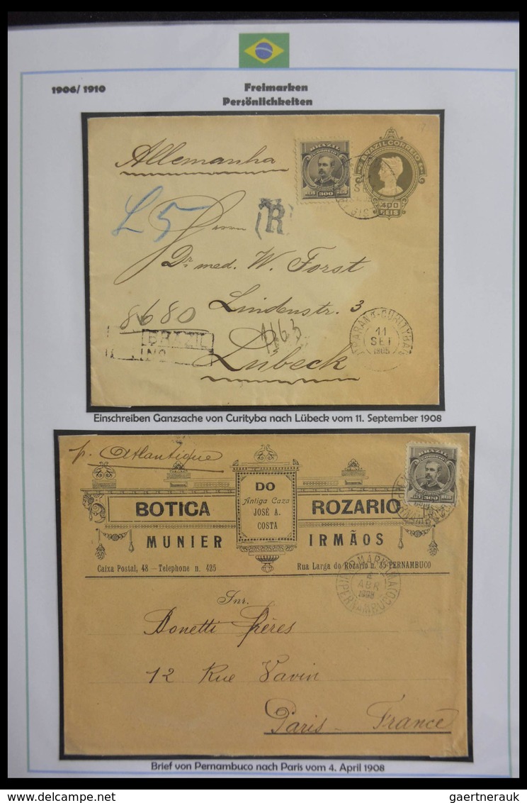 Brasilien: 1894-1964: Stunning and mouthwatering collection of mainly airmail covers, wonderful fres