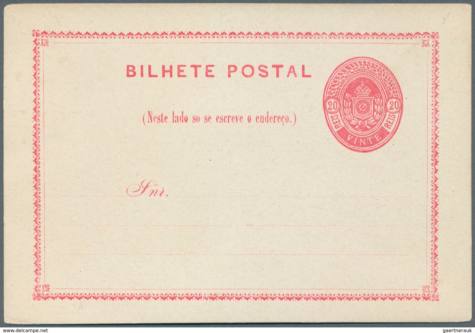 Brasilien - Ganzsachen: 1880/1935, Collection Of 69 Different Unused Stationery Cards (incl. Types), - Ganzsachen