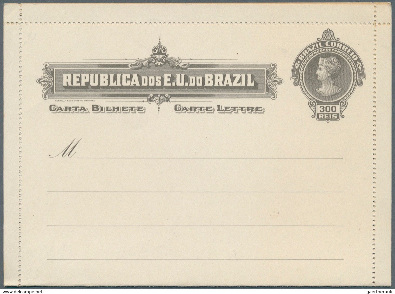 Brasilien - Ganzsachen: 1883/1910, Collection Of 38 Unused Stationery Letter Cards (incl. Types), Ra - Ganzsachen