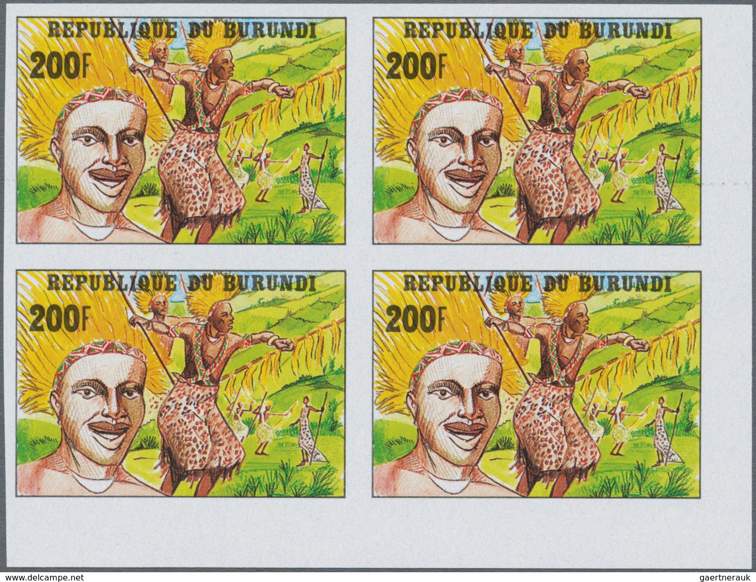 Burundi: 1966/1992, accumulation in large box with many complete sets some in larger quantities, imp