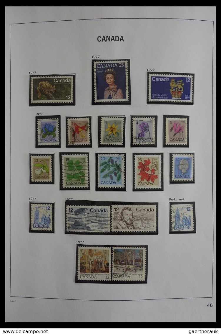 Canada: 1851-2000: Very well filled, used collection Canada 1851-2000 in Davo album. Collection cont