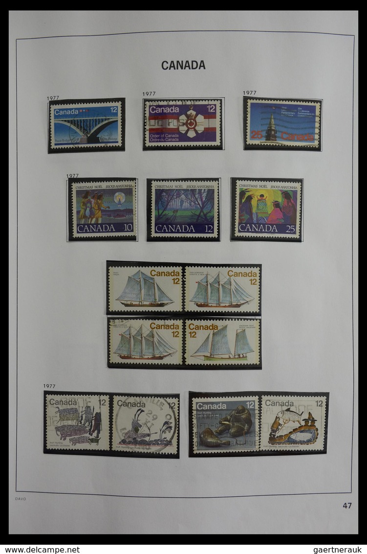 Canada: 1851-2000: Very well filled, used collection Canada 1851-2000 in Davo album. Collection cont