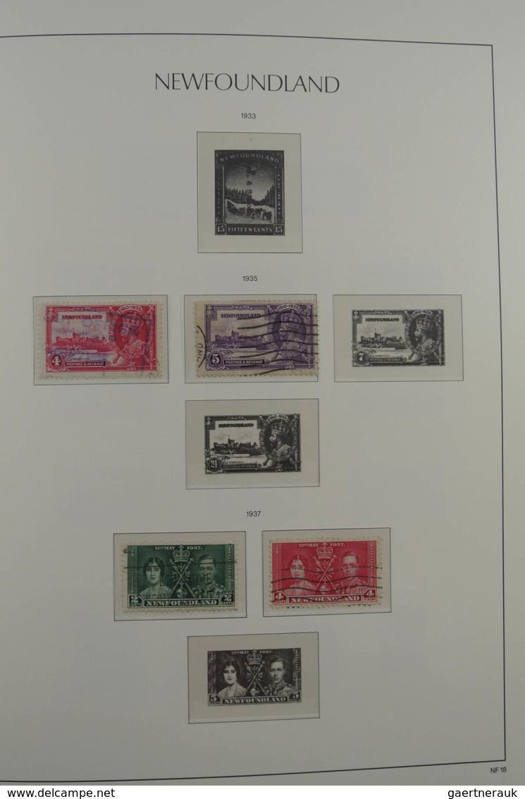 Canada: 1852-1978: Well filled, MNH, mint hinged and used collection Canada 1852-1978 in Leuchtturm
