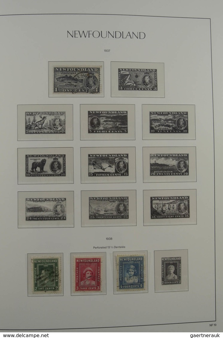 Canada: 1852-1978: Well filled, MNH, mint hinged and used collection Canada 1852-1978 in Leuchtturm