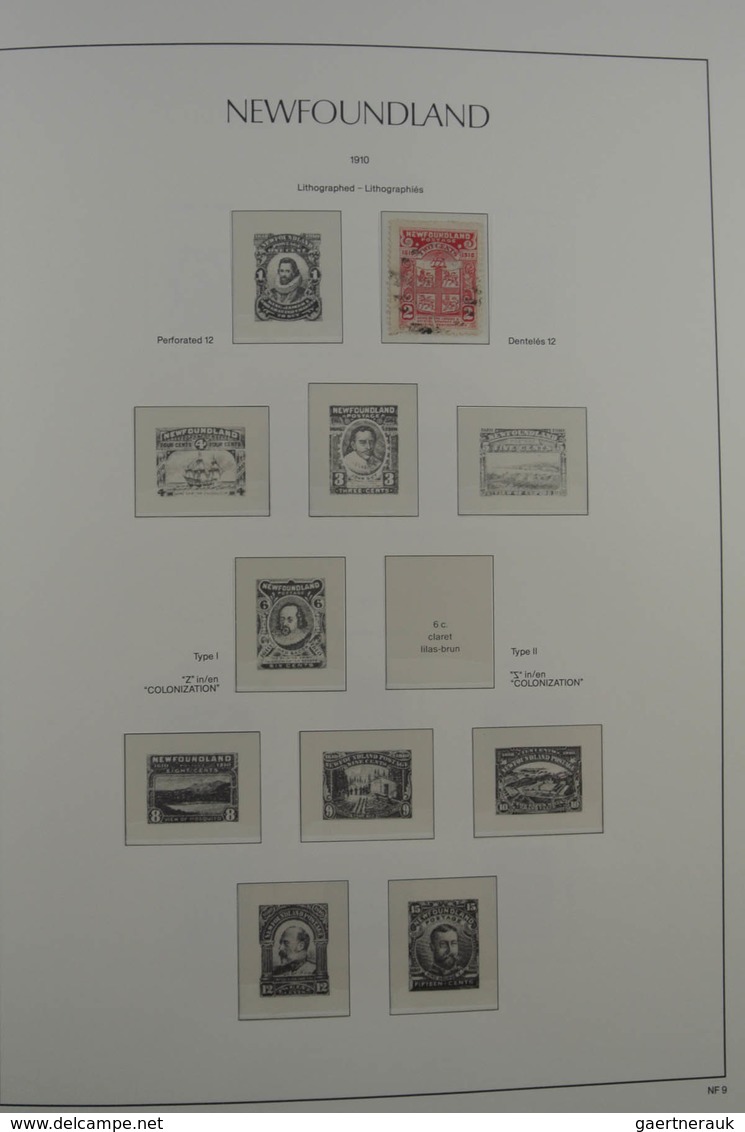 Canada: 1852-1978: Well filled, MNH, mint hinged and used collection Canada 1852-1978 in Leuchtturm