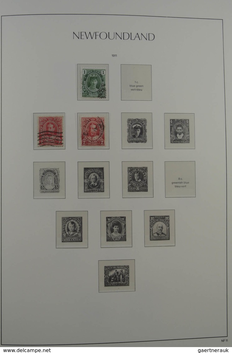 Canada: 1852-1978: Well filled, MNH, mint hinged and used collection Canada 1852-1978 in Leuchtturm