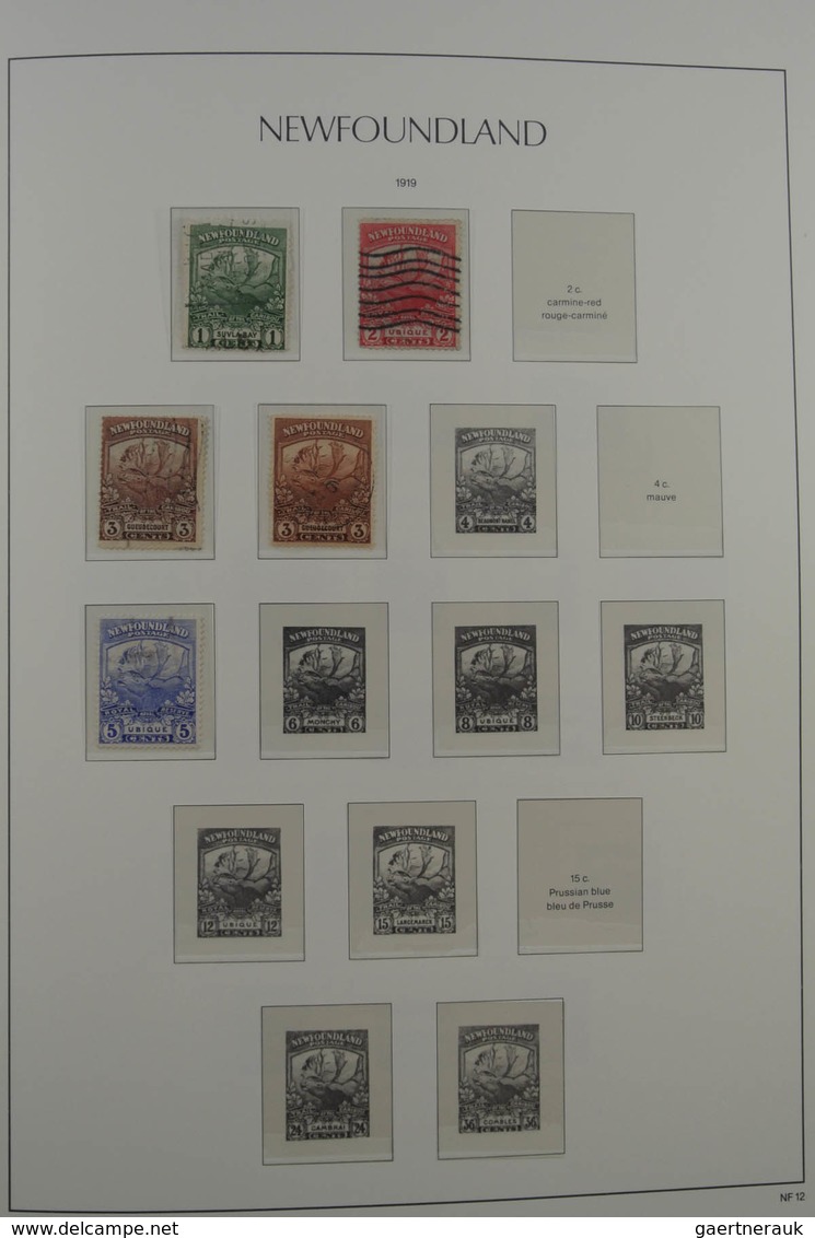 Canada: 1852-1978: Well filled, MNH, mint hinged and used collection Canada 1852-1978 in Leuchtturm