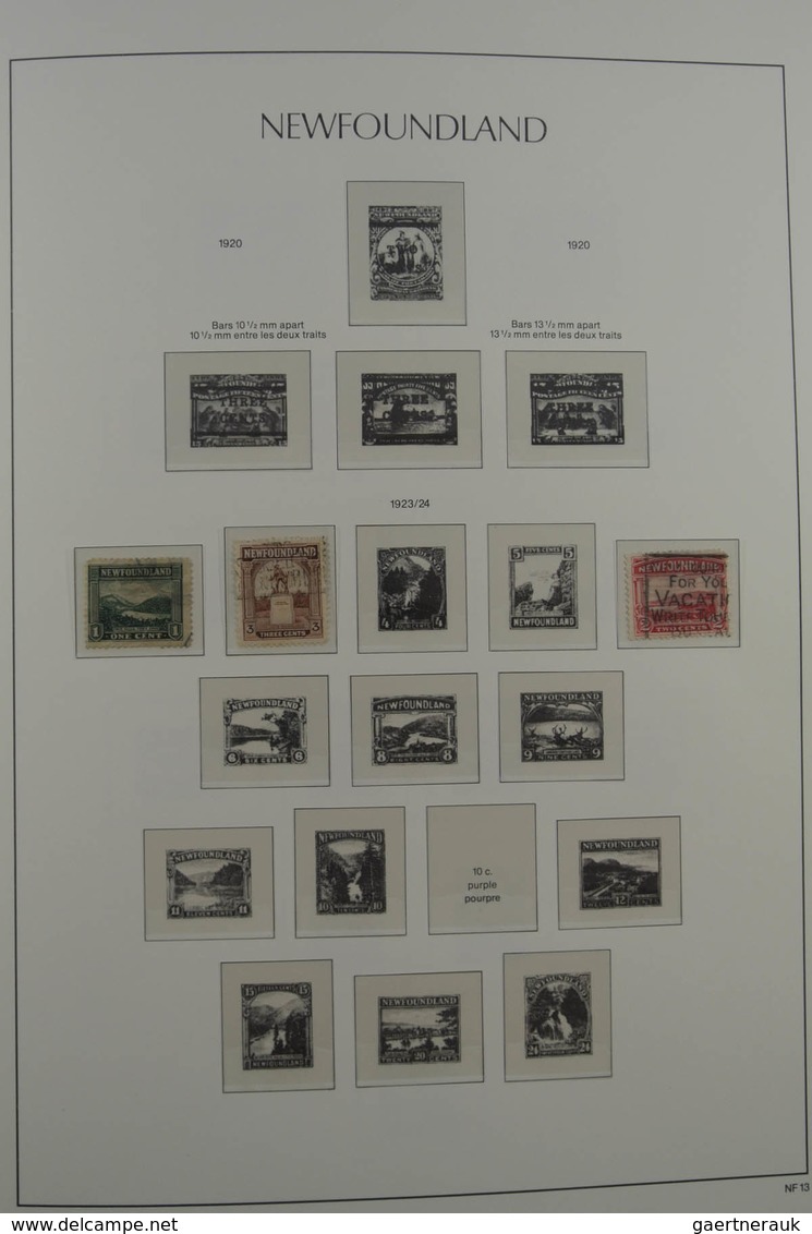 Canada: 1852-1978: Well filled, MNH, mint hinged and used collection Canada 1852-1978 in Leuchtturm