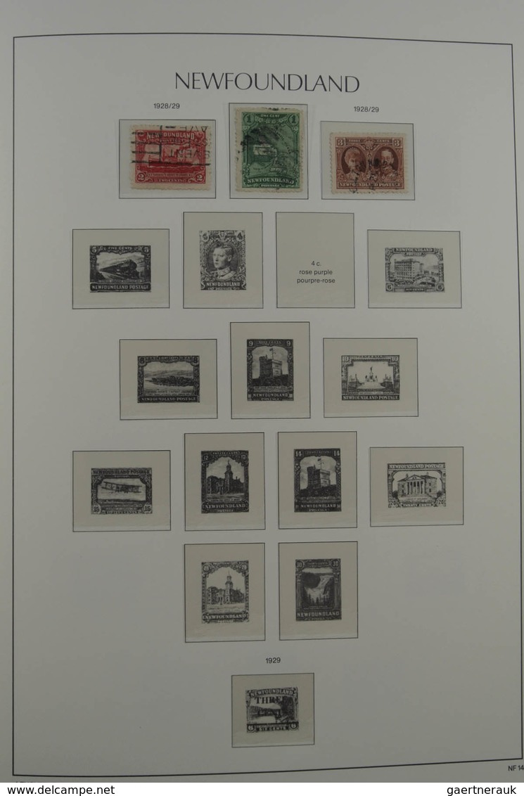 Canada: 1852-1978: Well filled, MNH, mint hinged and used collection Canada 1852-1978 in Leuchtturm