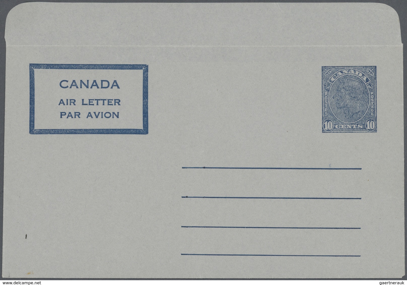 Canada - Ganzsachen: 1947/1990 (ca.), AEROGRAMMES: Accumulation With About 480 Unused (few CTO) Airl - 1903-1954 Könige