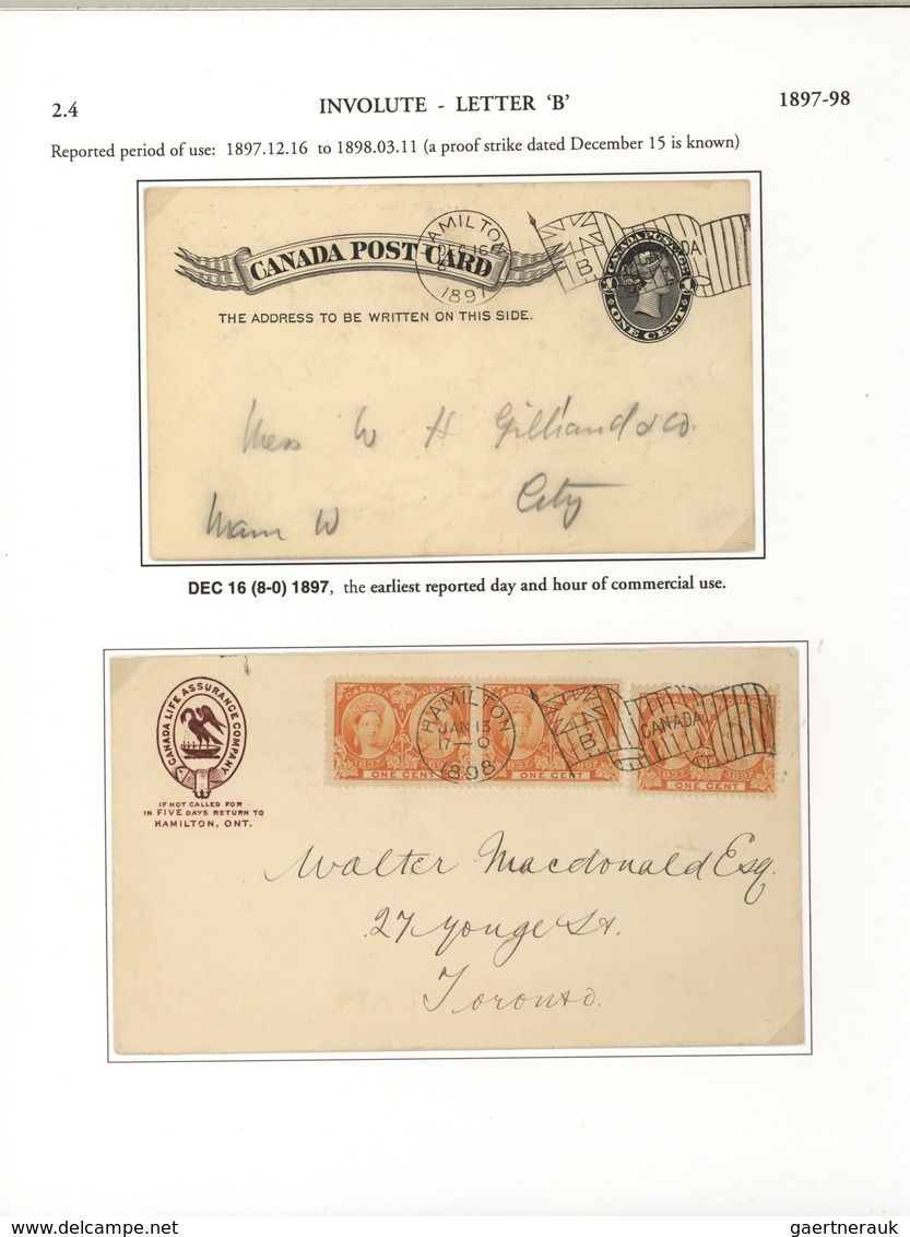 Canada - Stempel: 1896/1902, THE MACHINE CANCELLATIONS OF CANADA, extraordinary collection of apprx.