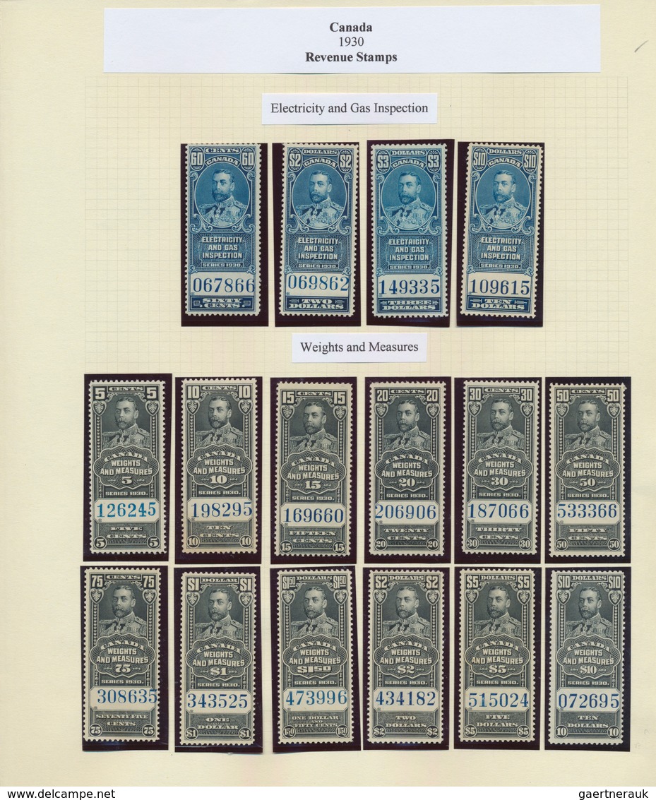 Canada - Besonderheiten: 1915/1940 (ca.): An Extremely Attractive Collection Of Mostly KGV Sets, Blo - Sonstige & Ohne Zuordnung