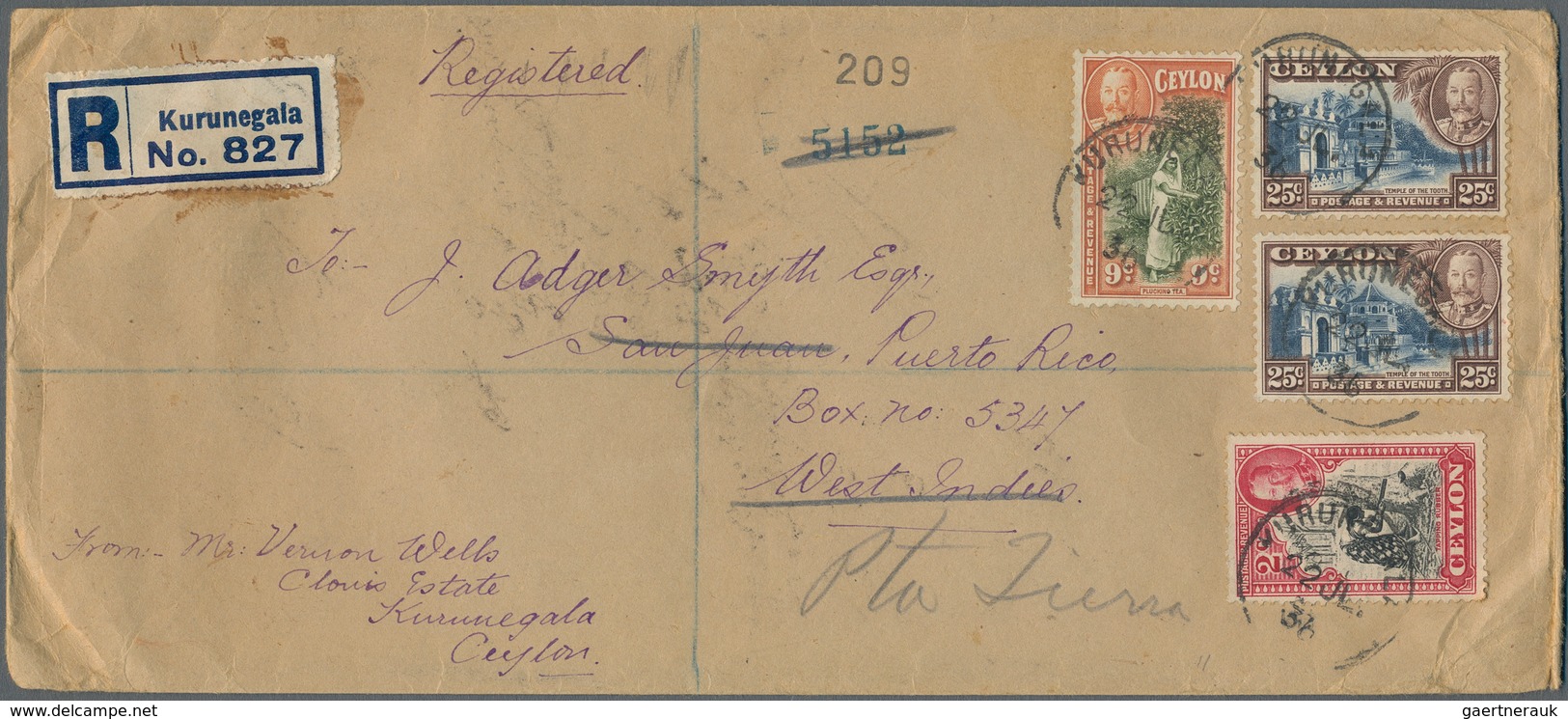 Ceylon / Sri Lanka: 1890/1947 (ca.), Lot Of 28 Covers/cards/stationeries, Incl. Used Stationeries, A - Sri Lanka (Ceylon) (1948-...)