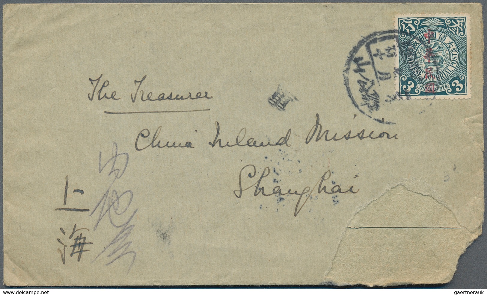 China: 1905/1953, ca. 180 covers and cards in 1 white box, mostly Republican commercial covers, but