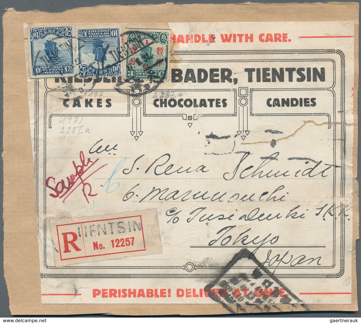 China: 1905/1953, ca. 180 covers and cards in 1 white box, mostly Republican commercial covers, but