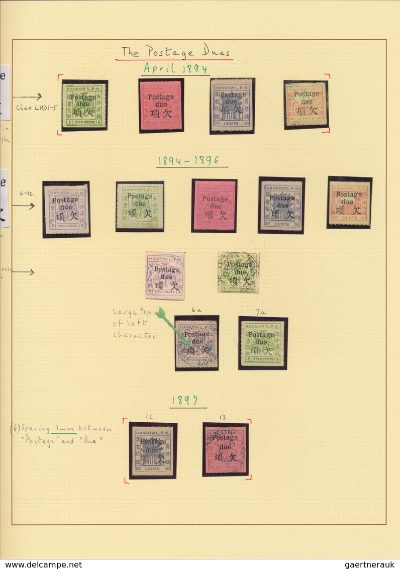 China - Lokalausgaben / Local Post: Hankow, 1893/96, Mint And Used Collection On Pages Inc. Varietie - Sonstige & Ohne Zuordnung