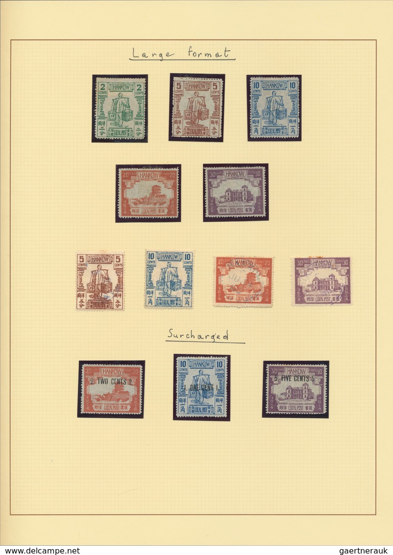 China - Lokalausgaben / Local Post: Hankow, 1893/96, Mint And Used Collection On Pages Inc. Varietie - Sonstige & Ohne Zuordnung