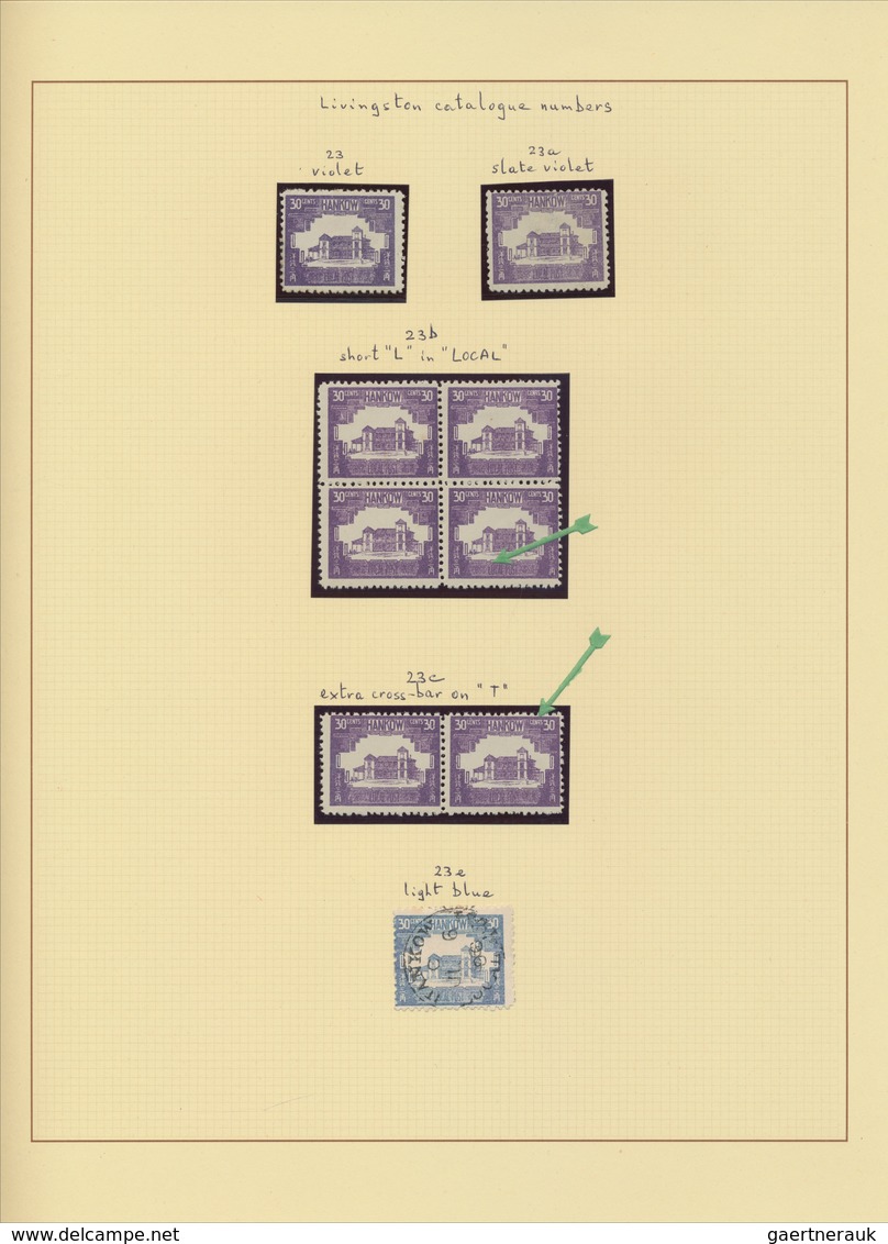 China - Lokalausgaben / Local Post: Hankow, 1893/96, Mint And Used Collection On Pages Inc. Varietie - Sonstige & Ohne Zuordnung