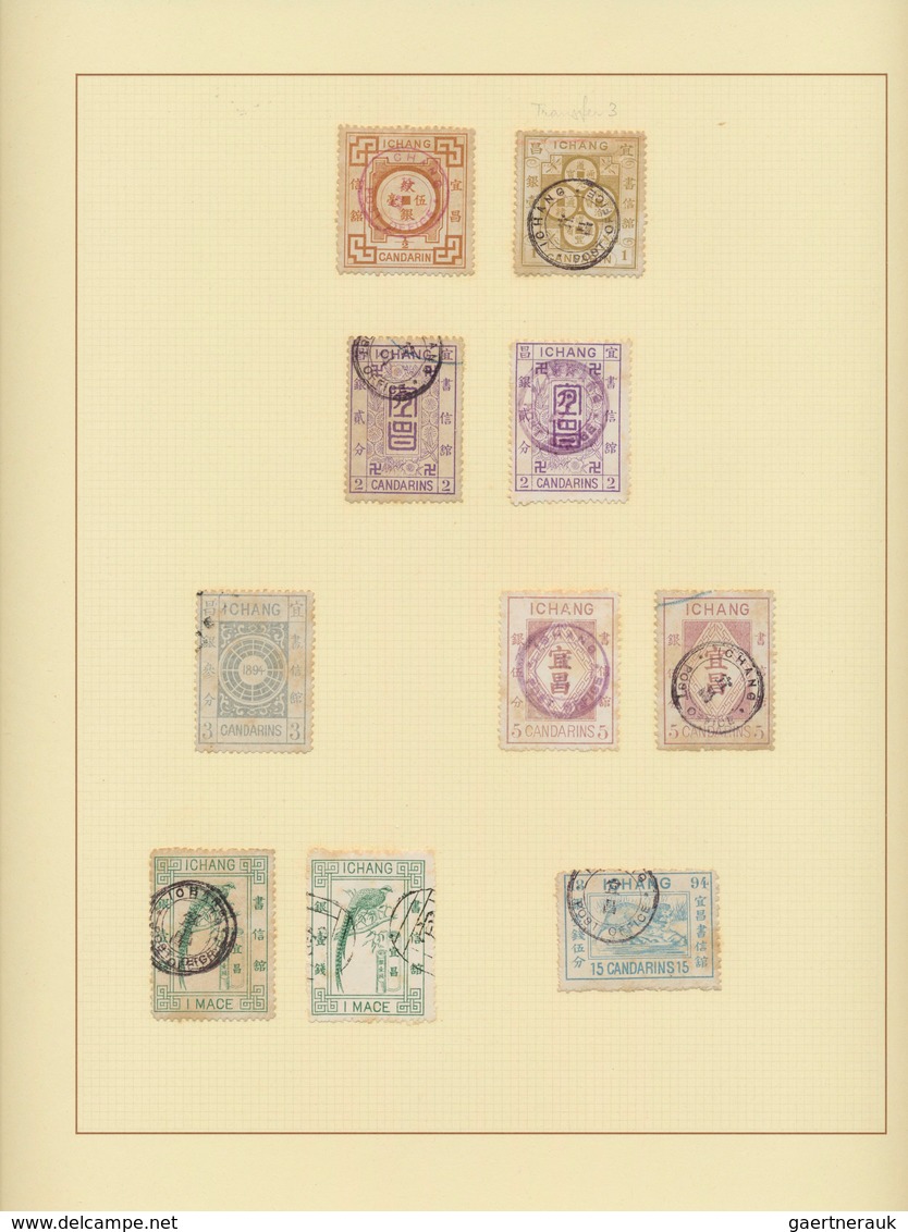 China - Lokalausgaben / Local Post: Ichang, 1894, Mint And Used Collection On Pages Inc. Handstamped - Sonstige & Ohne Zuordnung