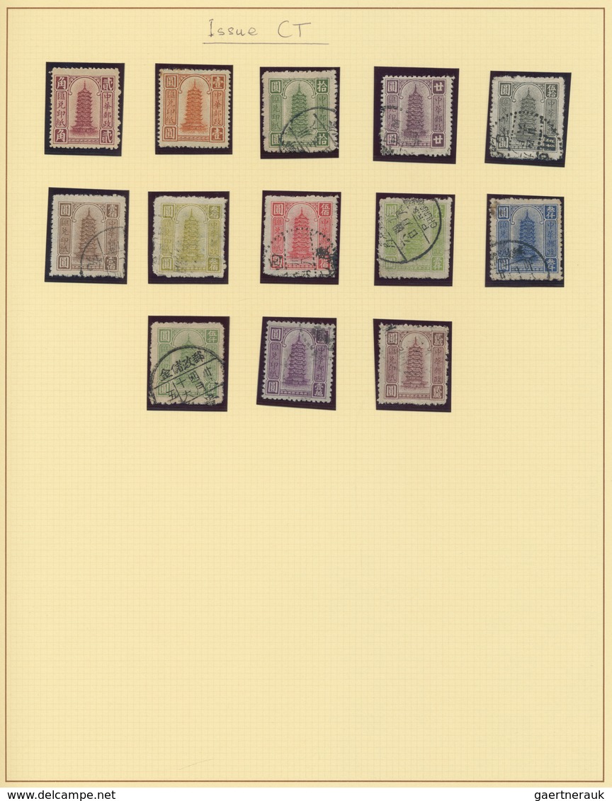 China - Besonderheiten: 1947/53 (ca.), Money Order Stamps Collection On Pages Inc. Loose Stamps (26 - Other & Unclassified