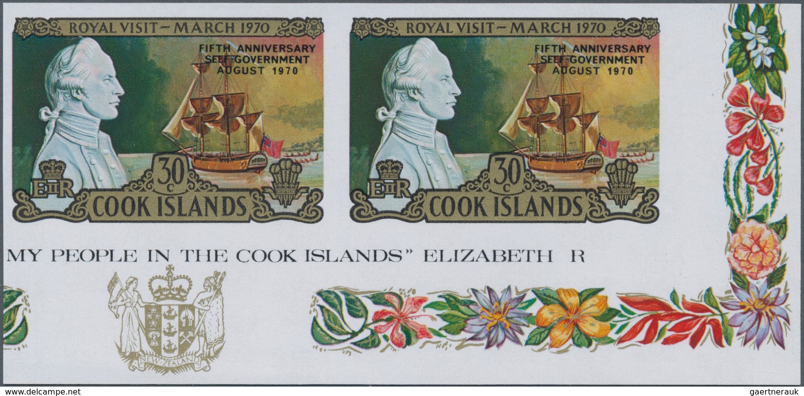 Cook-Inseln: 1966/1985 (ca.), Accumulation Incl. AITUTAKI And PENRHYN With Approx. 1.900 IMPERFORATE - Cookinseln