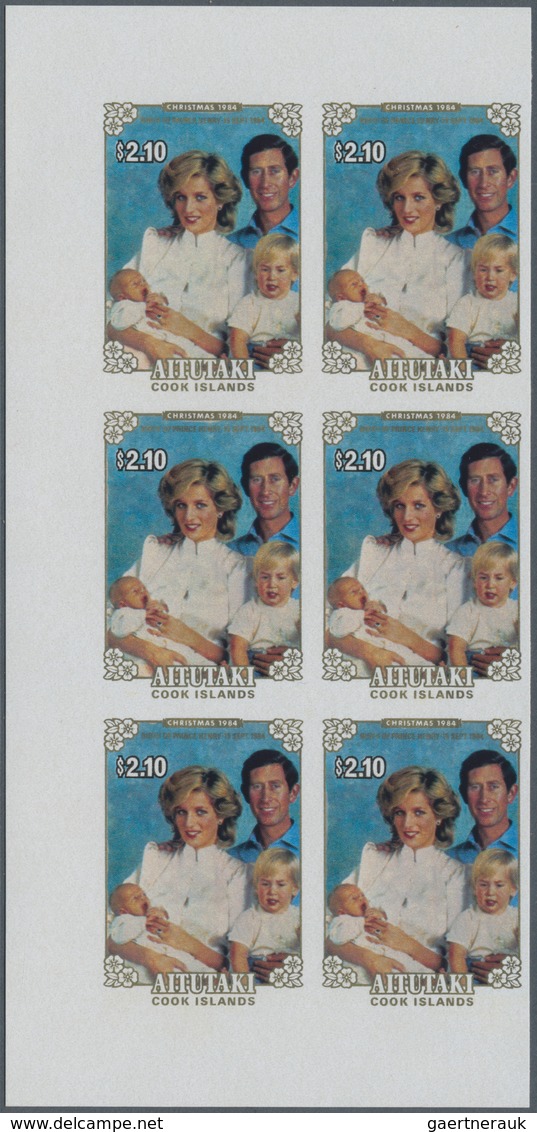 Cook-Inseln: 1966/1985 (ca.), accumulation incl. AITUTAKI and PENRHYN with approx. 1.900 IMPERFORATE