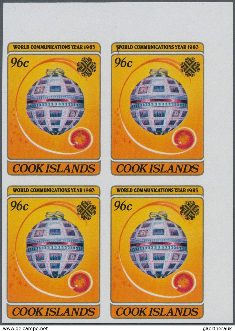 Cook-Inseln: 1972/1986 (ca.), Accumulation With Approx. 260 IMPERFORATE Stamps And 60 Imperf. Miniat - Cookinseln