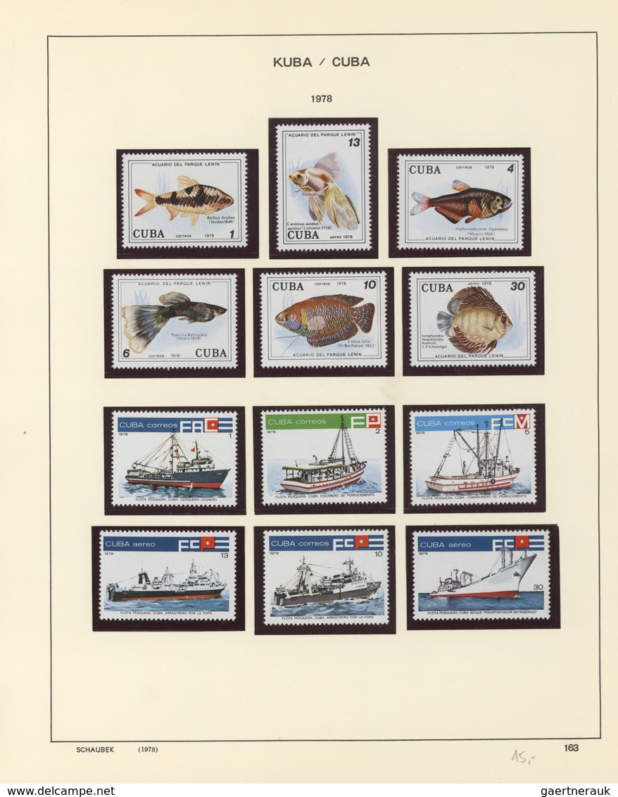 Cuba: 1960/1984, mainly u/m collection in three albums comprising many complete commemorative issues