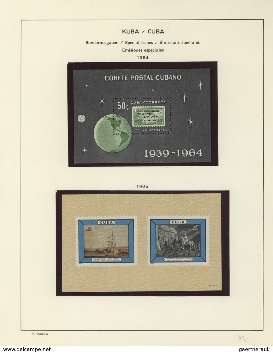 Cuba: 1960/1984, mainly u/m collection in three albums comprising many complete commemorative issues