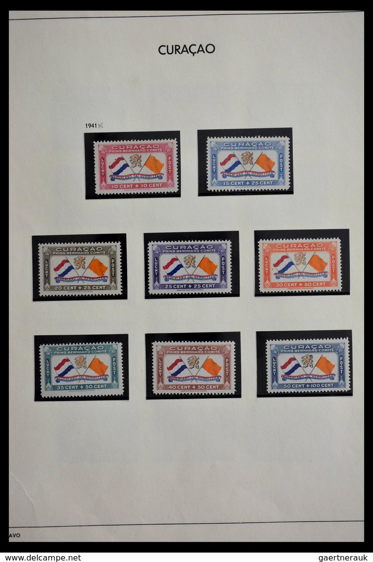 Curacao: 1873-1948: Almost complete, mostly cancelled collection Curaçao 1873-1948 on albumpages in