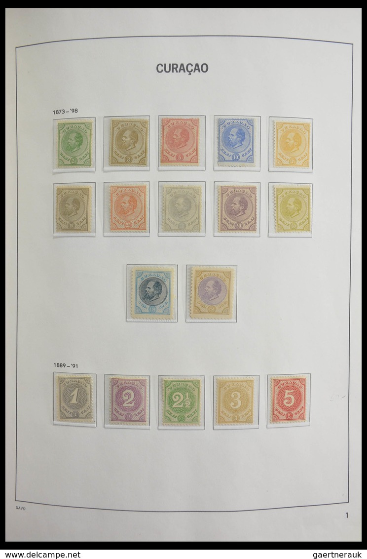 Curacao: 1873-1980: Complete, Almost Only MNH And Mint Hinged Collection (few Stamps Cancelled) Cura - Niederländische Antillen, Curaçao, Aruba