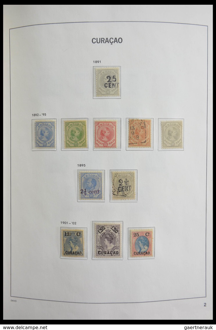 Curacao: 1873-1980: Complete, Almost Only MNH And Mint Hinged Collection (few Stamps Cancelled) Cura - Curaçao, Nederlandse Antillen, Aruba