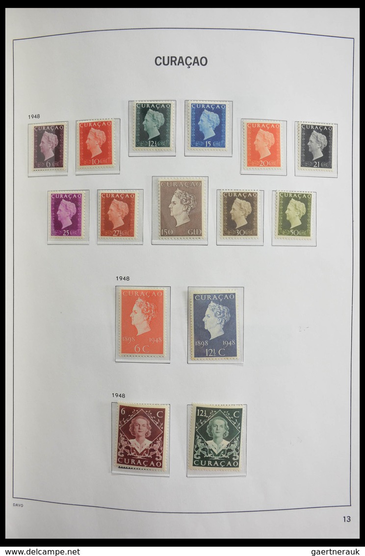 Curacao: 1873-1980: Complete, Almost Only MNH And Mint Hinged Collection (few Stamps Cancelled) Cura - Curaçao, Nederlandse Antillen, Aruba