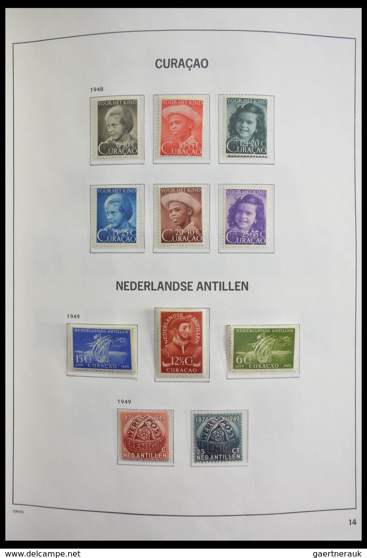 Curacao: 1873-1980: Complete, almost only MNH and mint hinged collection (few stamps cancelled) Cura