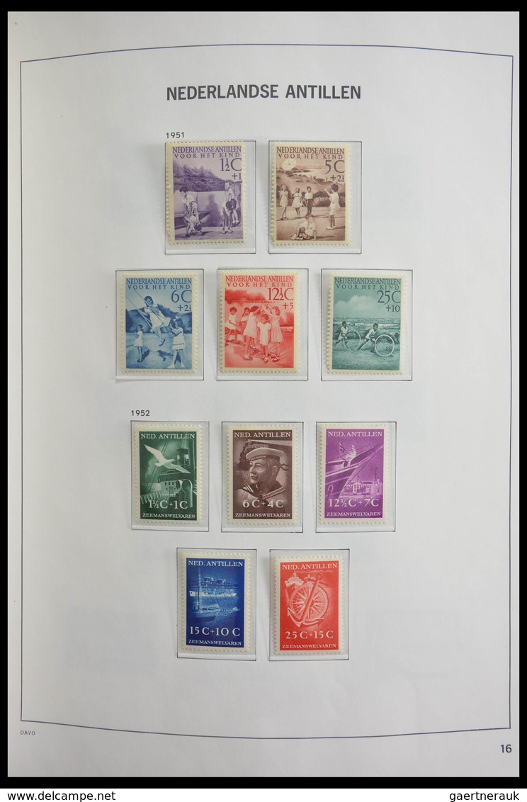 Curacao: 1873-1980: Complete, almost only MNH and mint hinged collection (few stamps cancelled) Cura