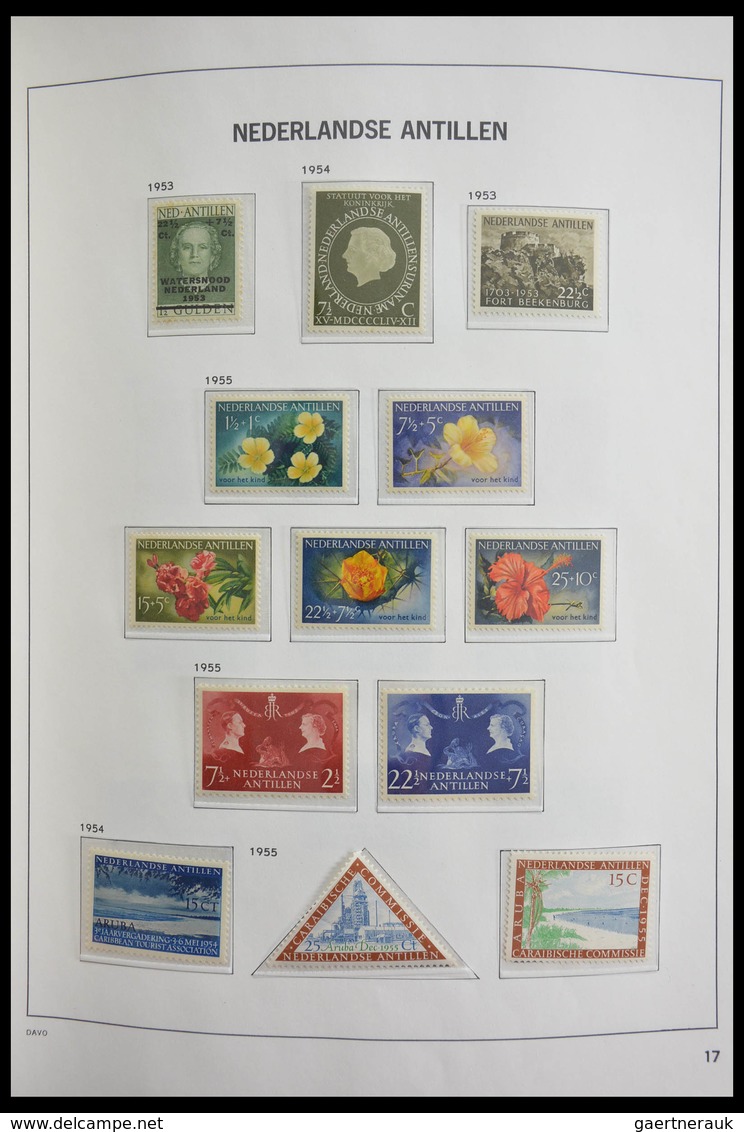 Curacao: 1873-1980: Complete, almost only MNH and mint hinged collection (few stamps cancelled) Cura