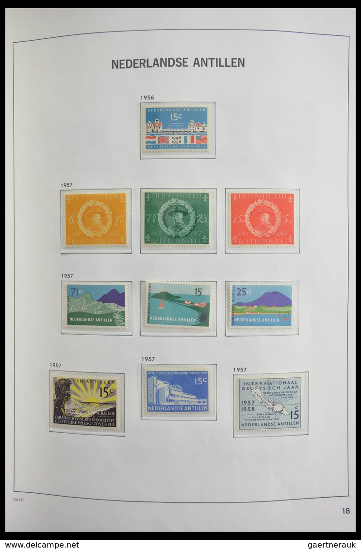 Curacao: 1873-1980: Complete, almost only MNH and mint hinged collection (few stamps cancelled) Cura