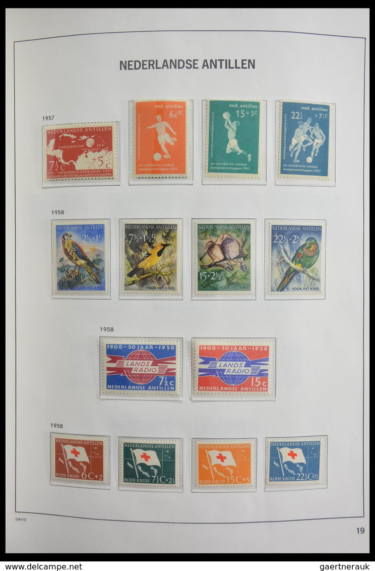 Curacao: 1873-1980: Complete, almost only MNH and mint hinged collection (few stamps cancelled) Cura