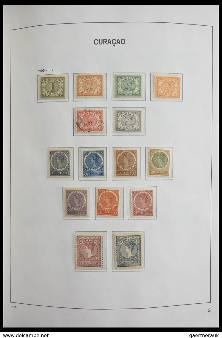 Curacao: 1873-1980: Complete, almost only MNH and mint hinged collection (few stamps cancelled) Cura