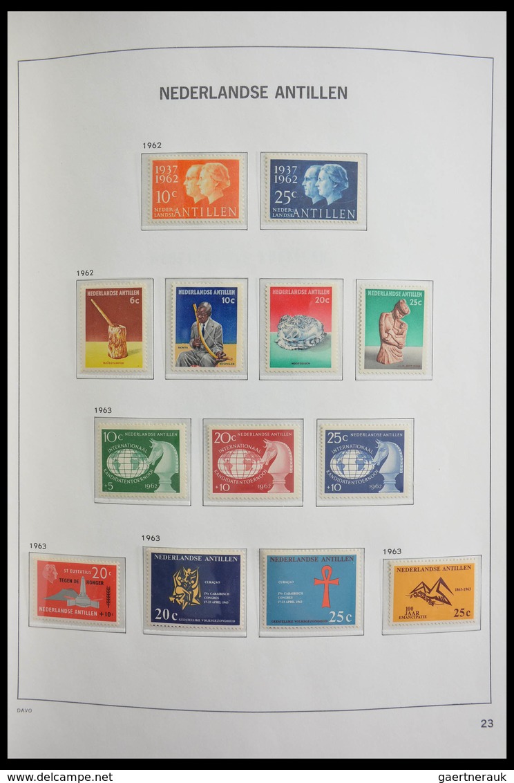 Curacao: 1873-1980: Complete, almost only MNH and mint hinged collection (few stamps cancelled) Cura